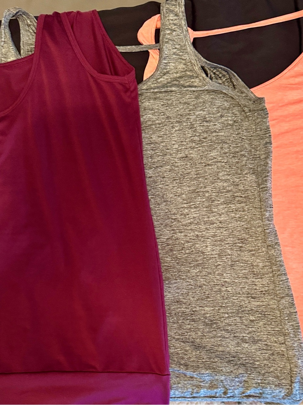 Champion Women’s Tank Tops - Burgundy, Heather Gray, Peach